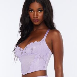 SAVAGE X FENTY☆ Floral Glow lace Bustier